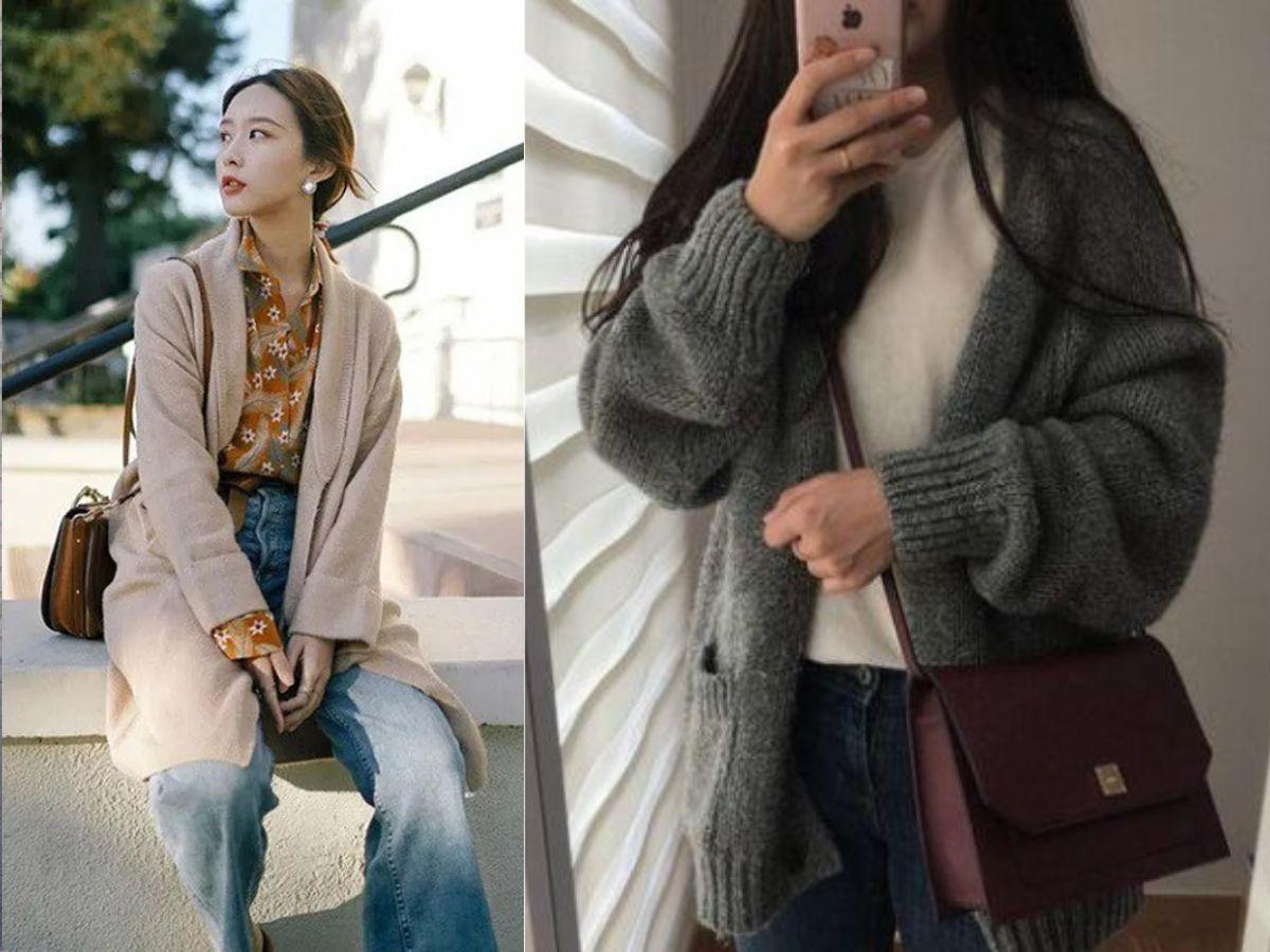 Áo thun, áo sơ mi, áo khoác len và quần jeans cho nàng hiện đại, sang chảnh