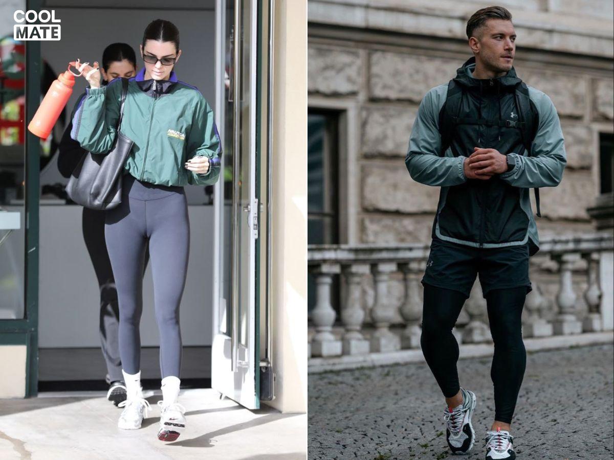Áo khoác gió và quần legging