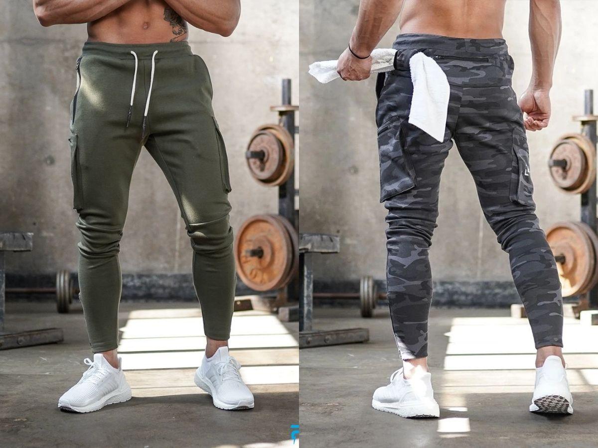 Jogger thun hoặc vải dù sẽ là lựa chọn lý tưởng khi vận động