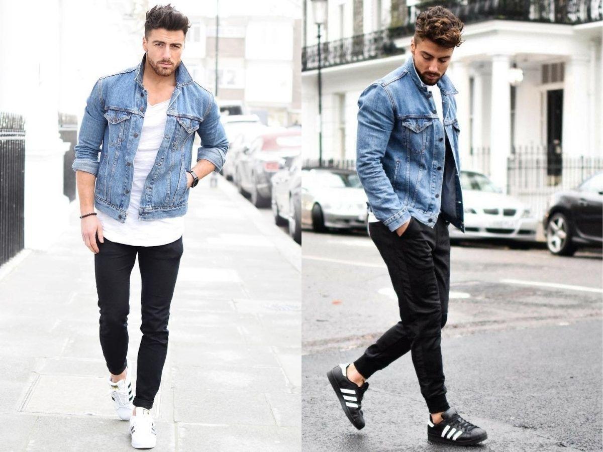 Vẻ ngoài bụi bặm hơn với áo khoác jeans