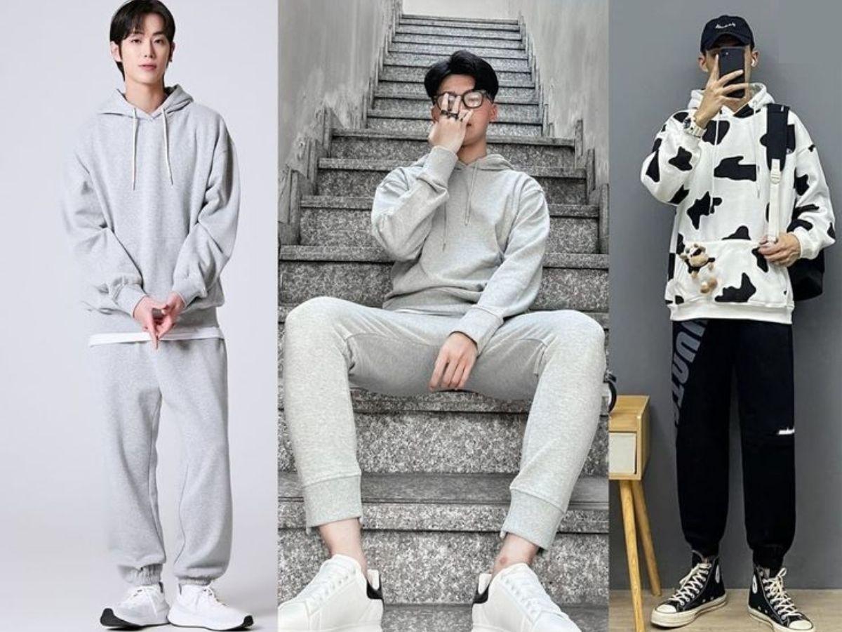 Kết hợp quần jogger với áo nỉ phong cách