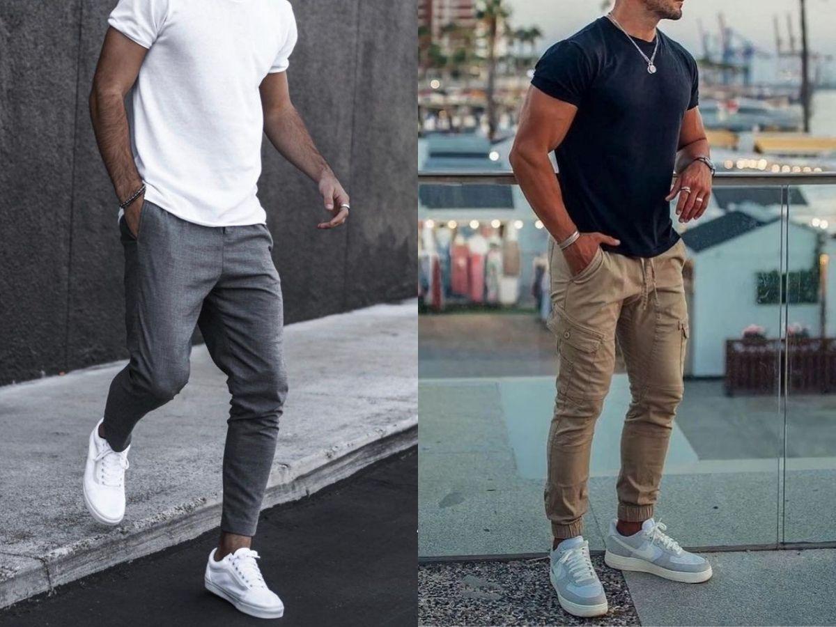 Những ai có dáng người cân đối có thể thoải mái lựa chọn các kiểu quần jogger theo sở thích