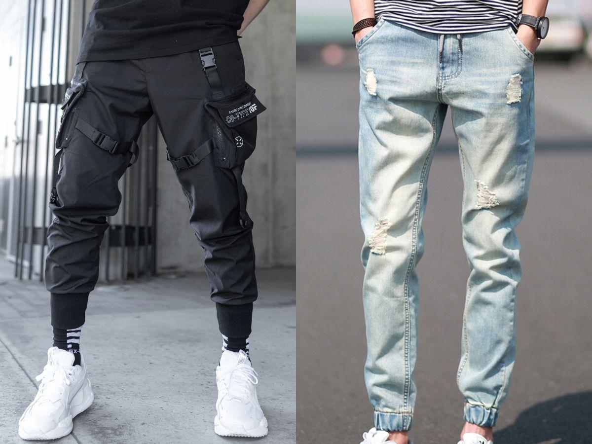 Quần jogger ống côn có đặc điểm là ôm nhẹ phần chân từ đầu gối trở xuống, tạo cảm giác gọn gàng