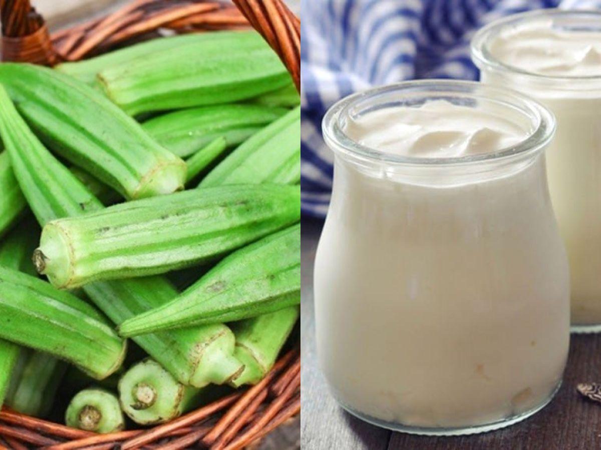 Mặt nạ đậu bắp và sữa chua
