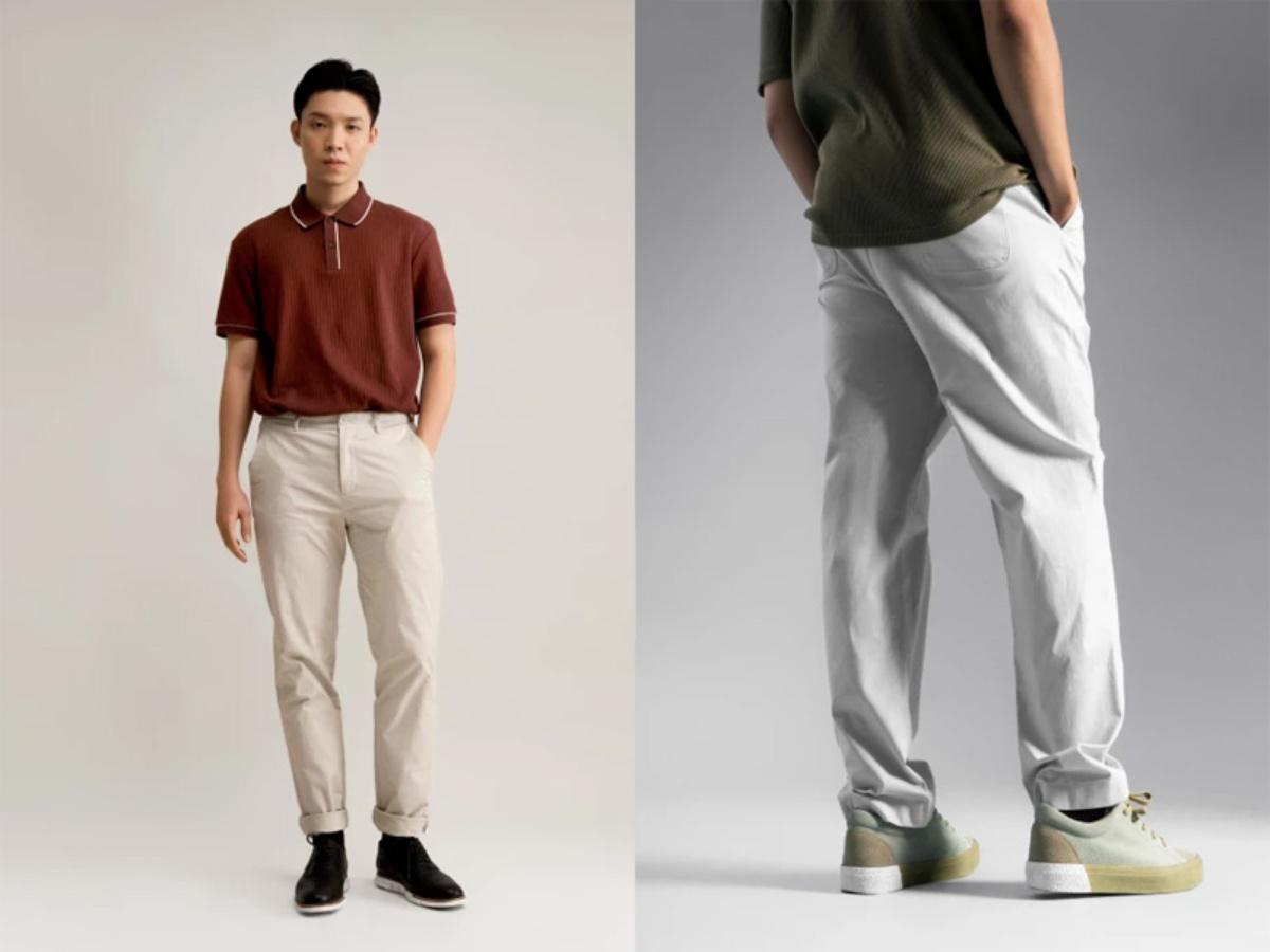 Mặc đẹp với thương hiệu quần kaki nam Routine
