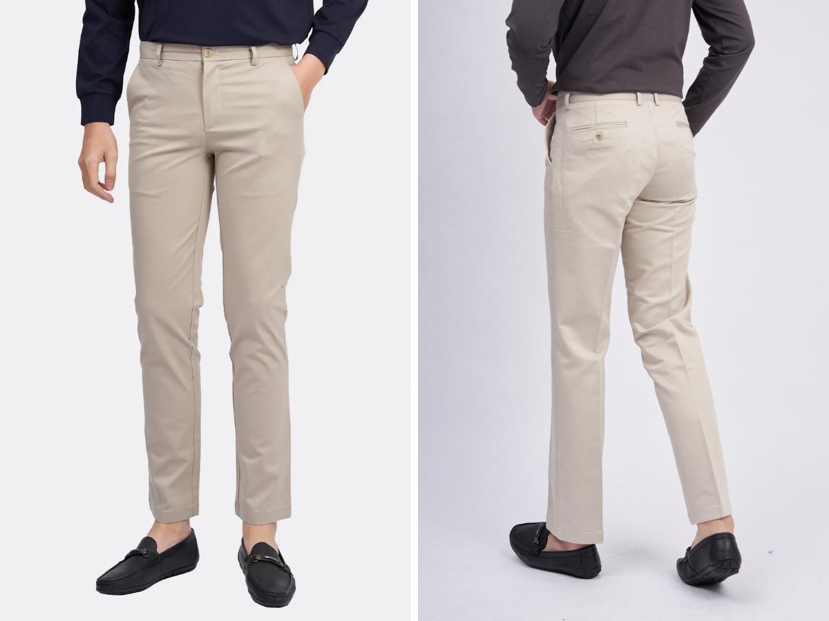 Kiểu quần kaki Zara trẻ trung, hiện đại, dễ phối đồ
