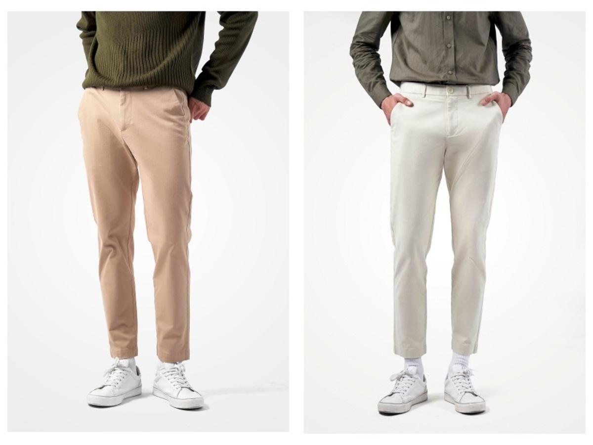 Sản phẩm của Việt Tiến được làm từ 100% cotton, thấm hút mồ hôi tốt, co giãn thoải mái cho người mặc