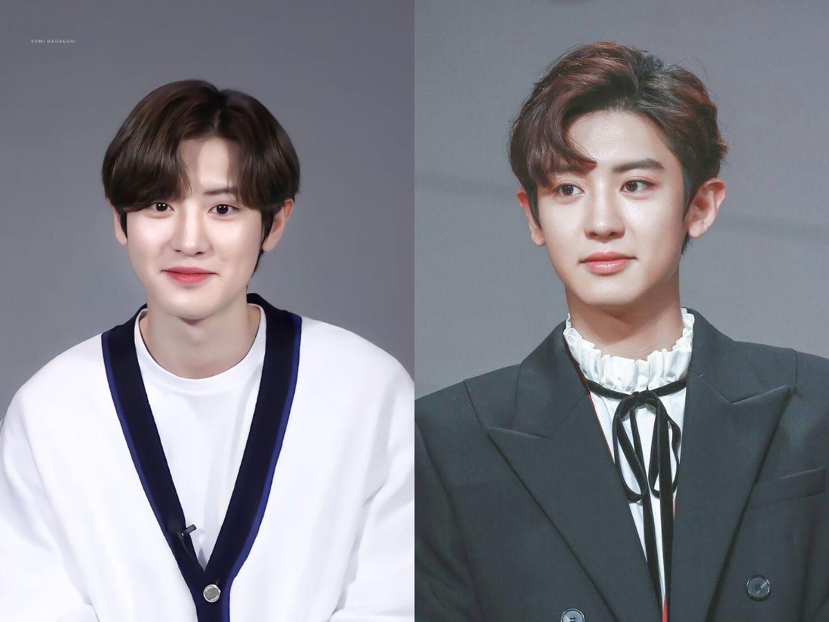 Kiểu tóc hai mái của nam ca sĩ Chanyeol