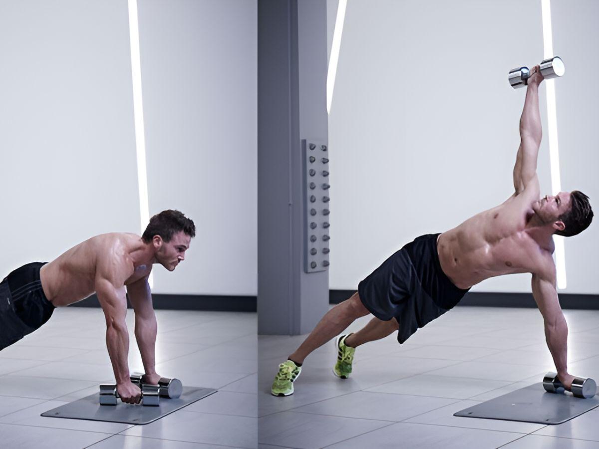 T Push-Up: Kết hợp sức mạnh cơ ngực, vai, tay sau và cơ lưng