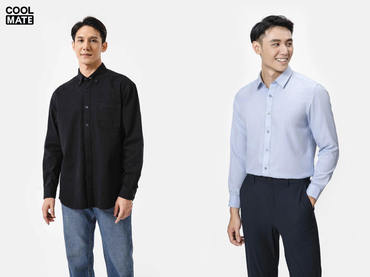 Chọn áo sơ mi dựa vào đường may và form dáng