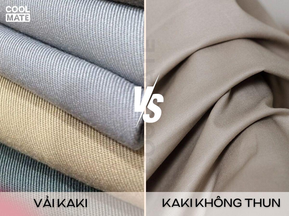 Vải Kaki không thun