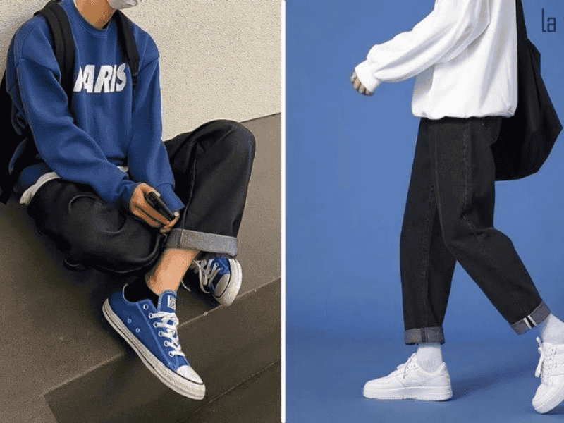 Phối áo khoác oversize với áo sweater