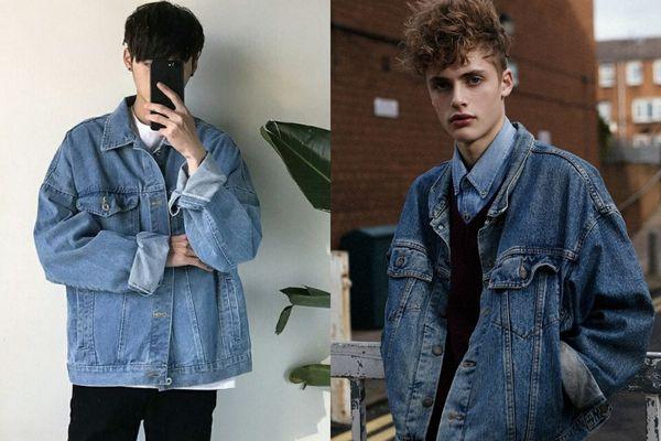 Cách phối áo khoác oversize nam phong cách cổ điển
