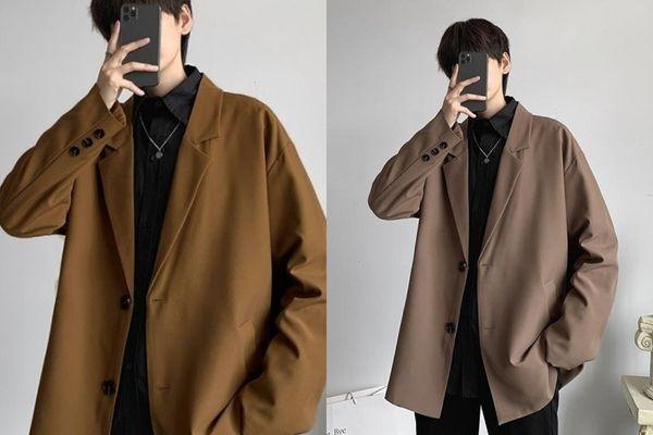 Cách phối áo khoác oversize nam phong cách hiện đại