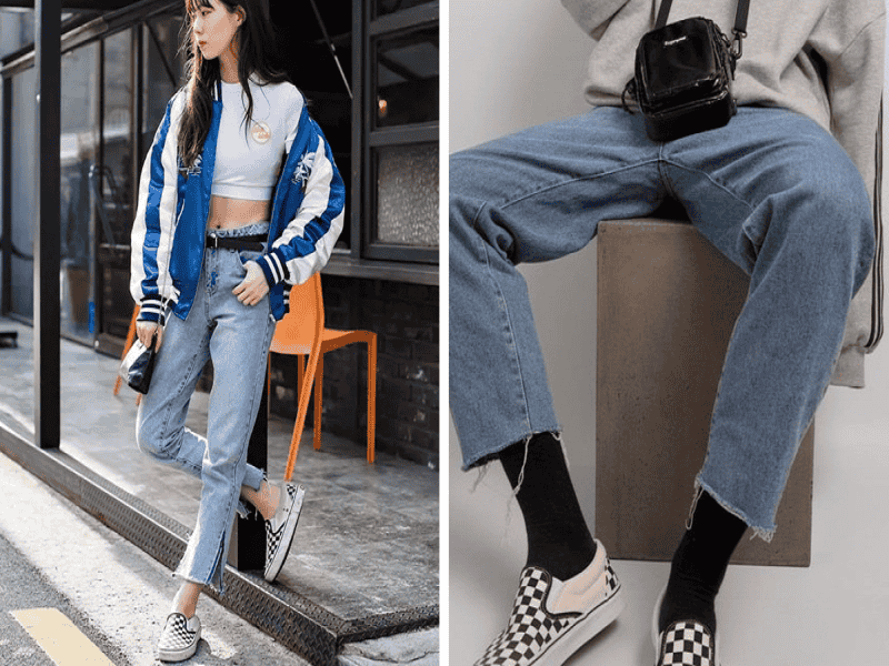 Áo khoác Hoodie phối cùng giày Vans SK8-Hi