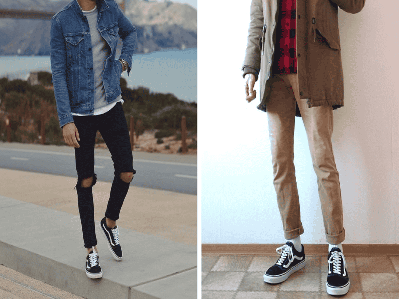 Áo Chambray – Denim và giày Vans Vault
