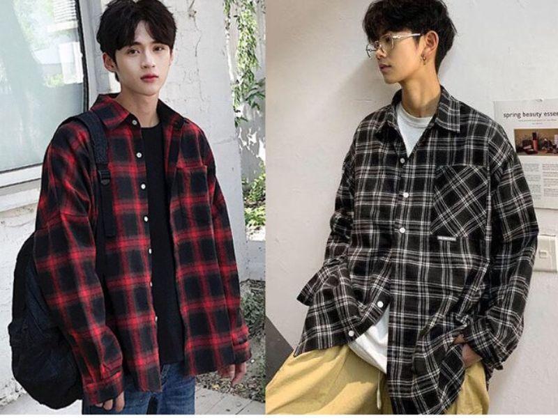 Áo khoác flannel caro tại Zalofa