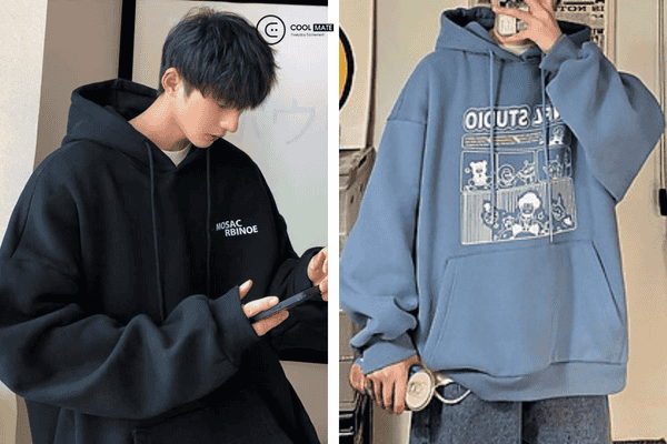 Áo khoác Hoodie Shopee - Mẫu áo xinh giúp chàng trở nên ngầu đét