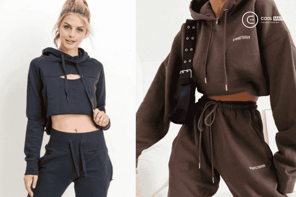 Hoodie croptop cho cô nàng và anh chàng chuộng sự ngọt ngào, cá tính