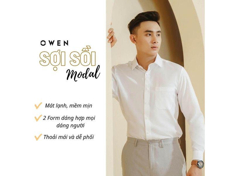 Thời trang Owen thường xuyên tung ra các mẫu áo sơ mi cộc tay đa dạng kích cỡ