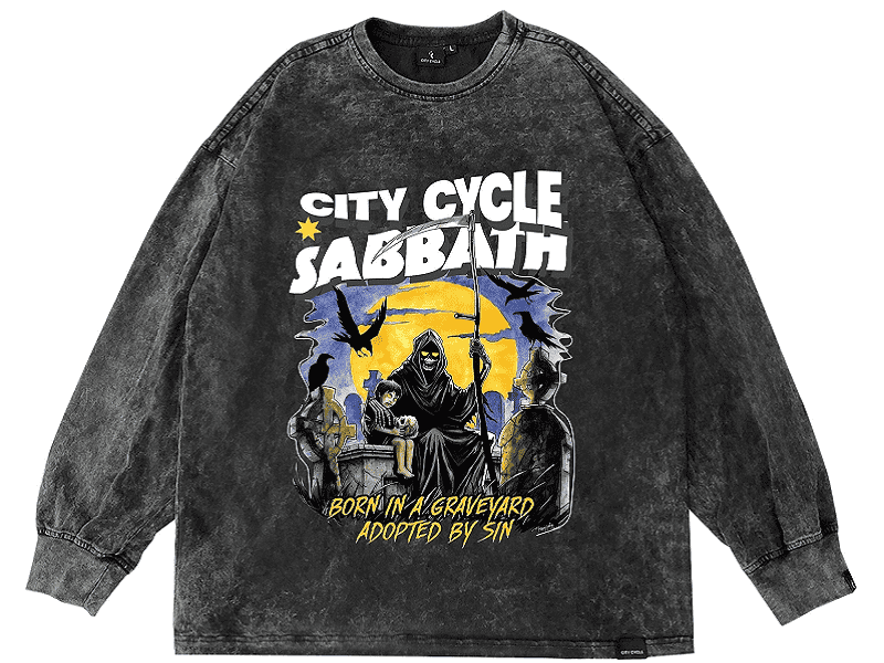 Sweater Acid Sabbath của Teelab