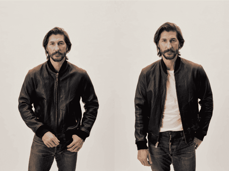 Những chiếc áo bomber da mang đến vẻ lịch thiệp