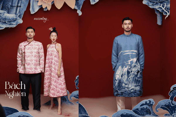 Áo dài nam Tiệm Long