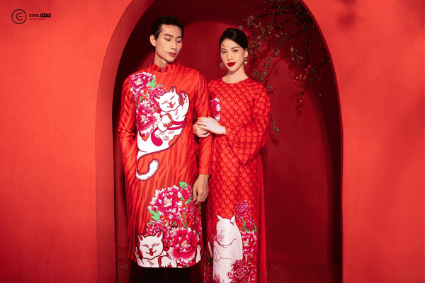 Áo dài nam Valenciani