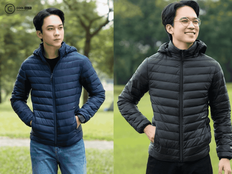 áo khoác phao nam shopee