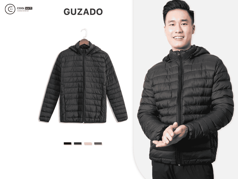 áo khoác phao nam shopee