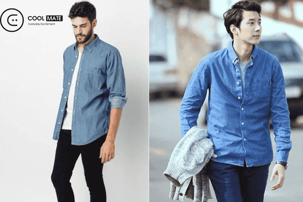 Cực ngầu khi kết hợp áo khoác denim 