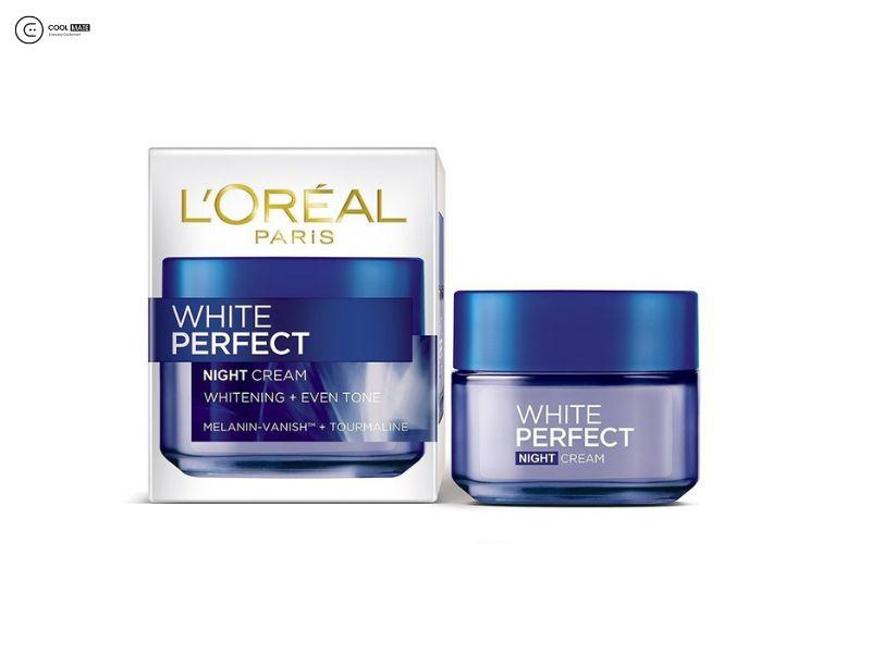Mỹ phẩm trị nám của Pháp L'Oreal White Perfect Night Cream
