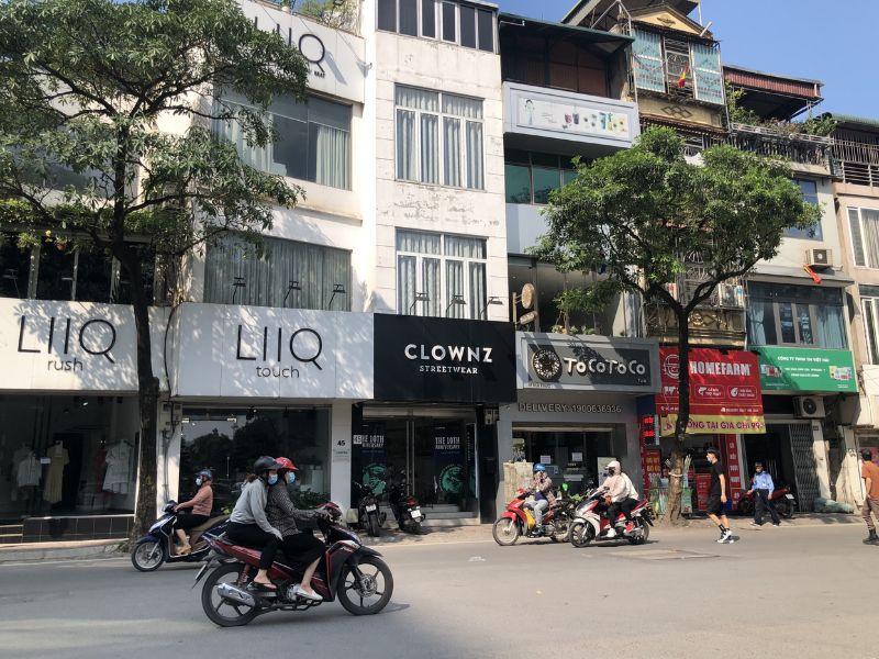 Phố thời trang Núi Trúc, Hà Nội