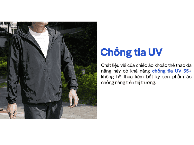 Áo khoác gió Coolmate - thiết kế tinh tế