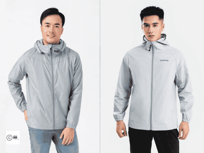 Chất liệu áo khoác cao cấp của Coolmate