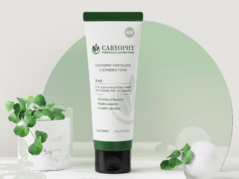 Caryophy Portulaca Cleansing Foam