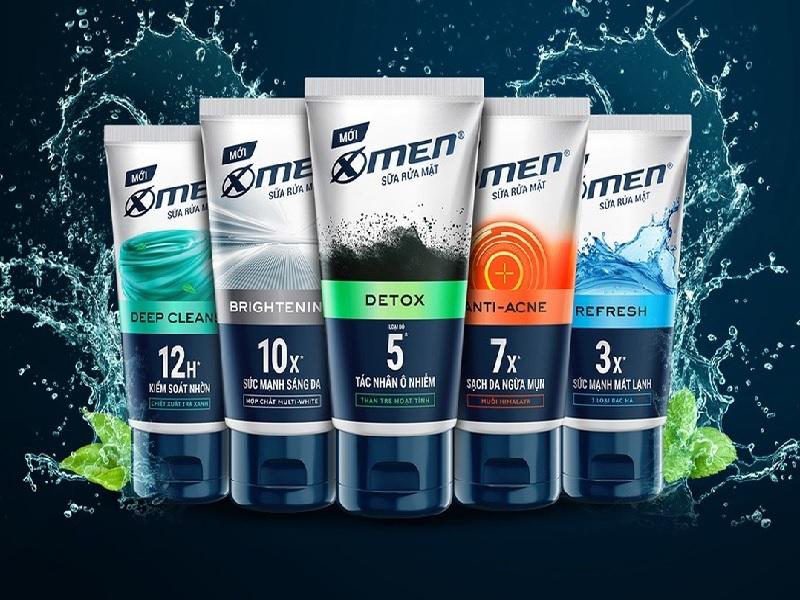 Sữa rửa mặt cho nam da mụn X-Men