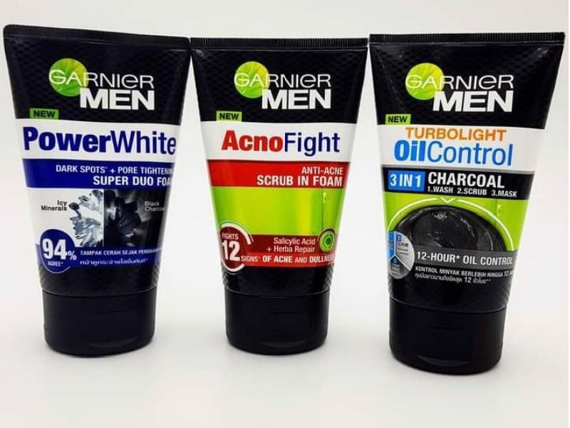 Sữa rửa mặt Garnier Men trị mụn hiệu quả