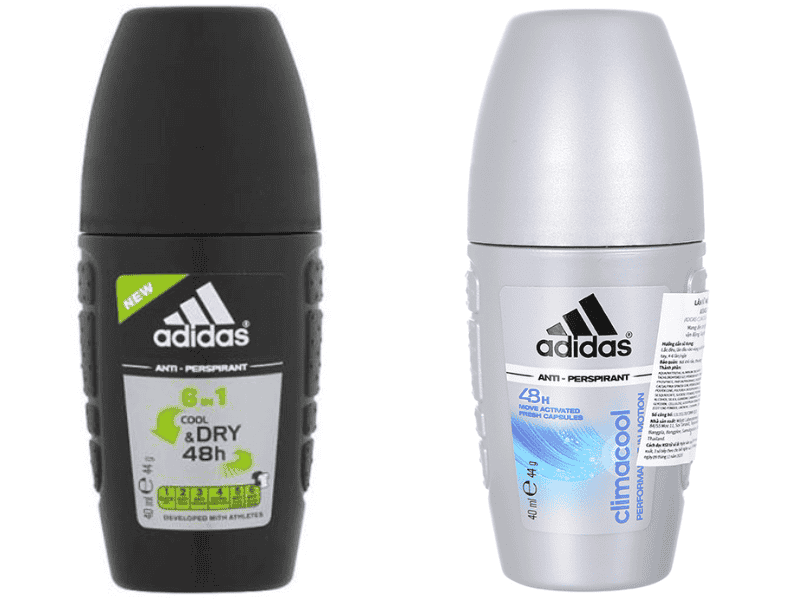 Adidas - Thương hiệu lăn khử mùi nam tốt nhất thị trường