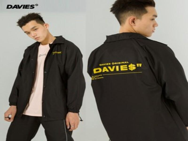 Áo khoác gió local brand Davies Brand với thiết kế hiện đại