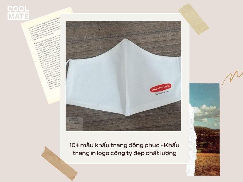 Mẫu khẩu trang đồng phục của Dai-ichi Life