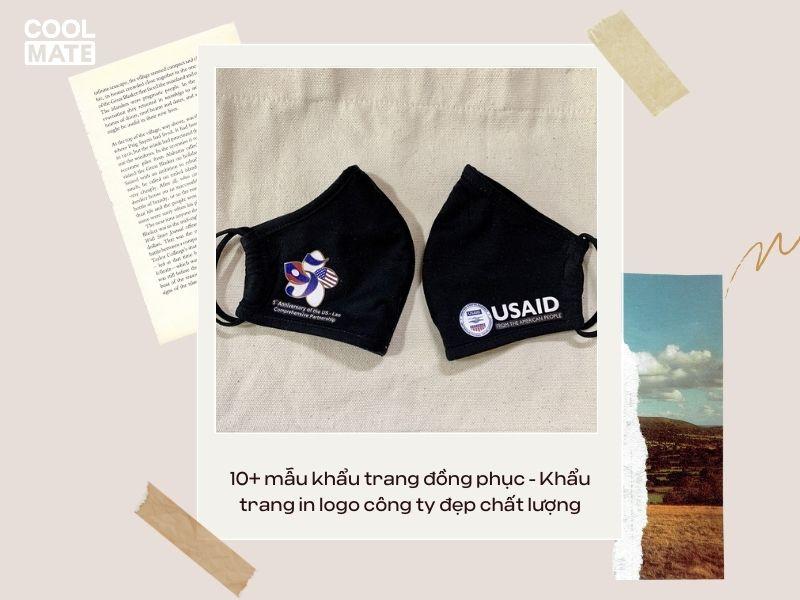 Mẫu khẩu trang đồng phục của USAID