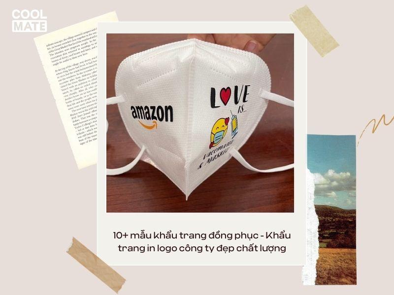 Mẫu khẩu trang đồng phục của Amazon