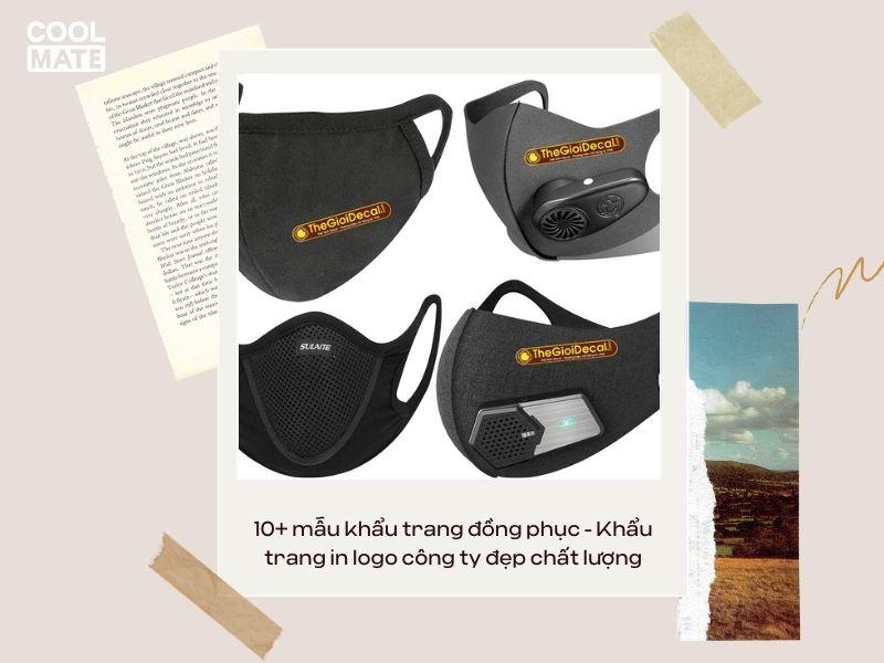 Mẫu khẩu trang đồng phục của Thế Giới Decal