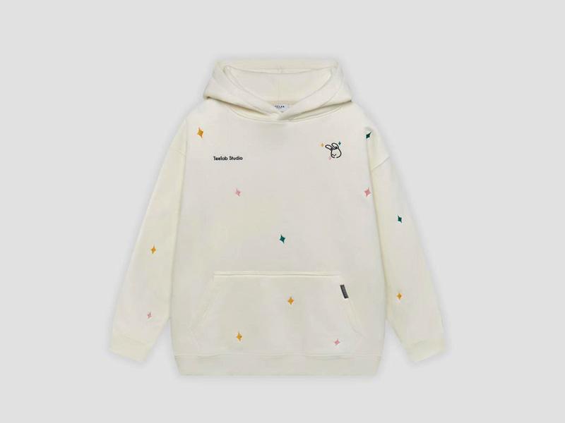 Áo hoodie nam Teelab Morning Star Bunny