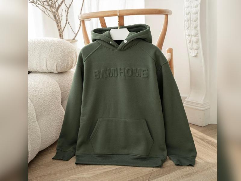 Áo hoodie nam BAMI HOME unisex basic