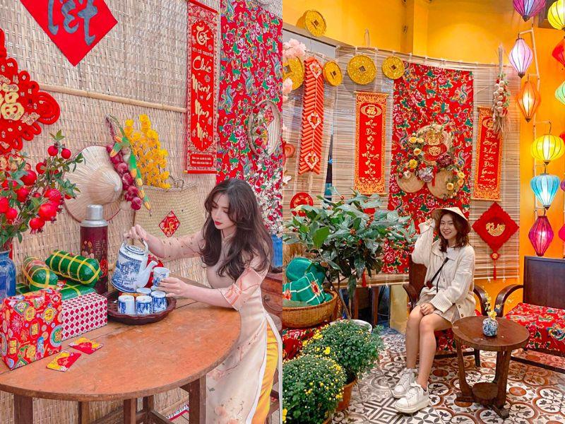 Tại sao trang trí quán cafe ngày Tết lại thu hút khách hơn?