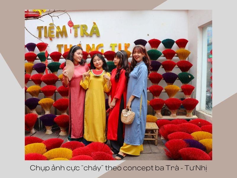Chụp ảnh cực “cháy” cùng bạn bè theo concept ba Trà - Tư Nhị 