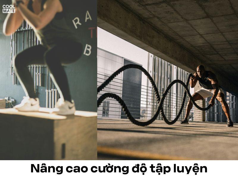 Hình ảnh minh họa Cross Training: người tập luyện đạp xe