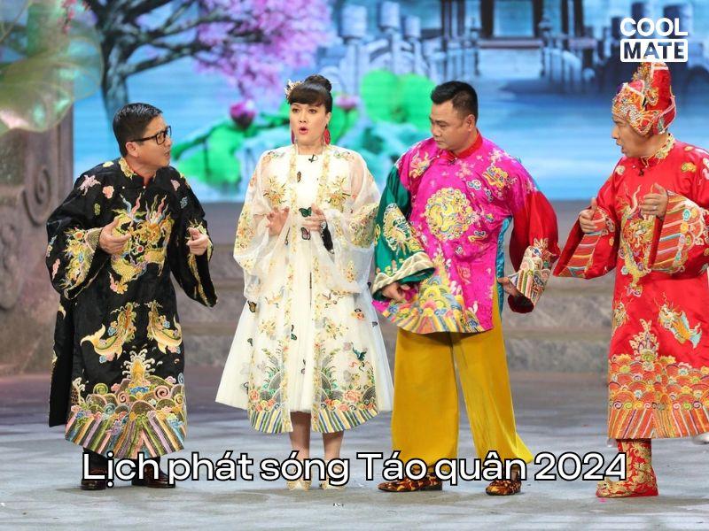 Lịch ph&aacute;t s&oacute;ng T&aacute;o qu&acirc;n 2024 tr&ecirc;n k&ecirc;nh VTV